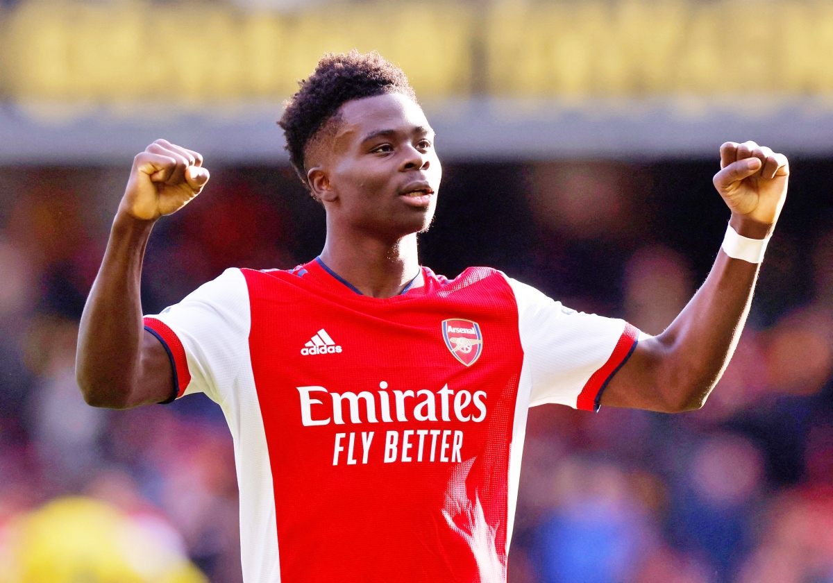 Bukayo Saka được Arsenal trả lương cao nhất đội